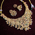 Temple Peacock Necklace Set