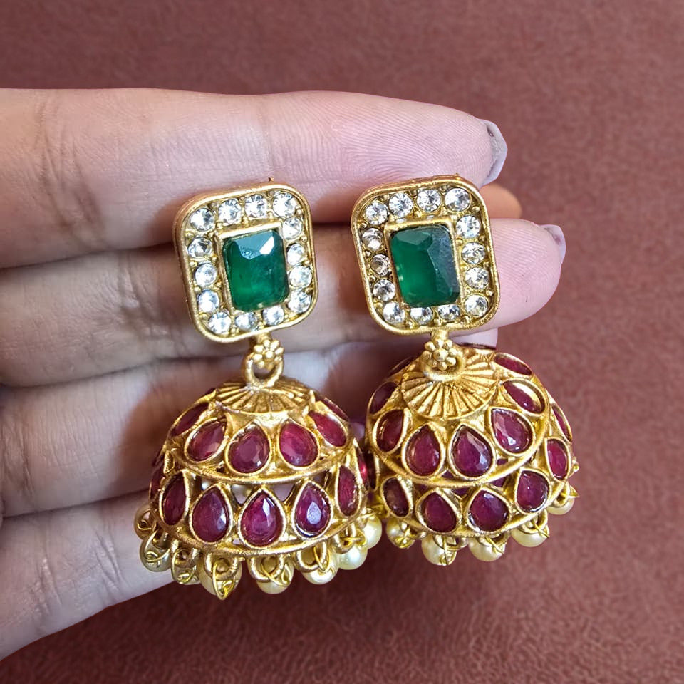 Emerald Ruby Kundan Choker Set