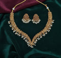 Royal Heritage Pearl Necklace Set | Elegant Ethnic Jewelry
